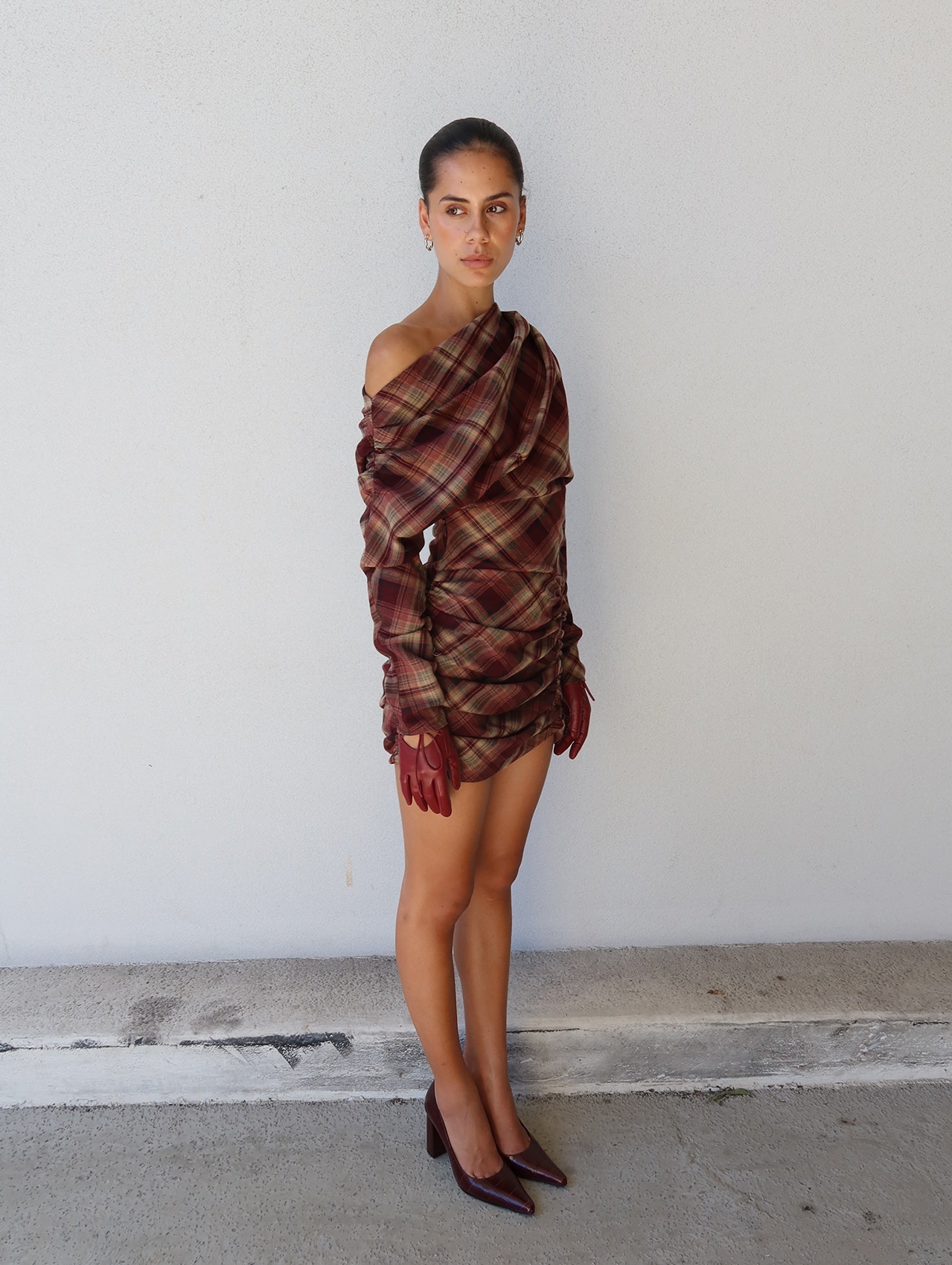 benni dress brown Penelope Maxi Dress  BENNI