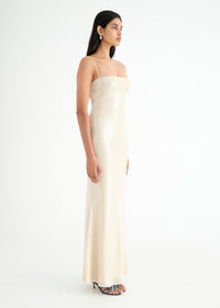Juliano Sequin Slip Dress