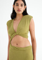 Henri Twist Maxi Dress