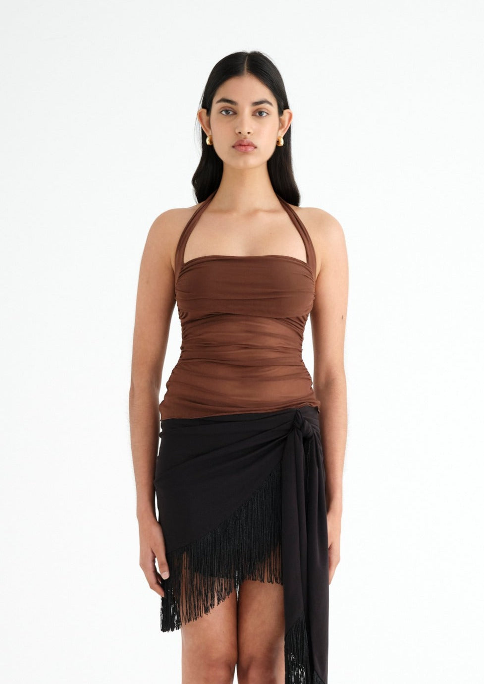 Juliano Sequin Slip Dress | Aquamarine