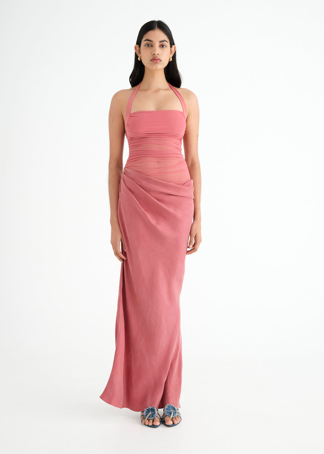 Benni Gina Halter Maxi Dress Black main image 1