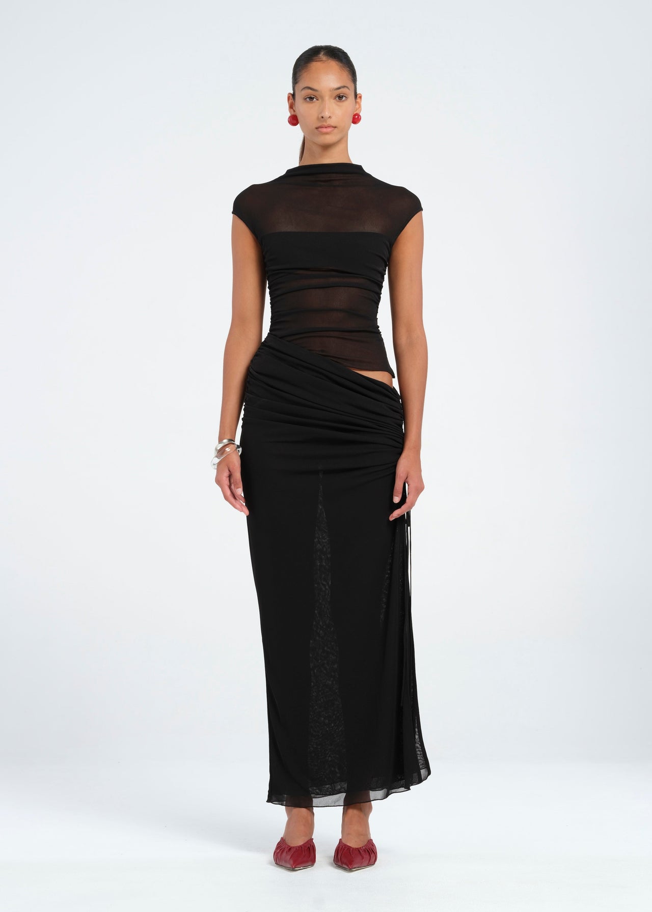 Milo Mesh Maxi Dress