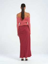 Yasmin Off-Shoulder Maxi Dress