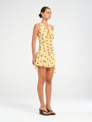 benni yellow dress - Gabriel - Lemon Sorbet Maisie Mini Dress - Butter