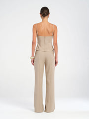 Beige Tailored Pant