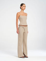 Beige Tailored Pant