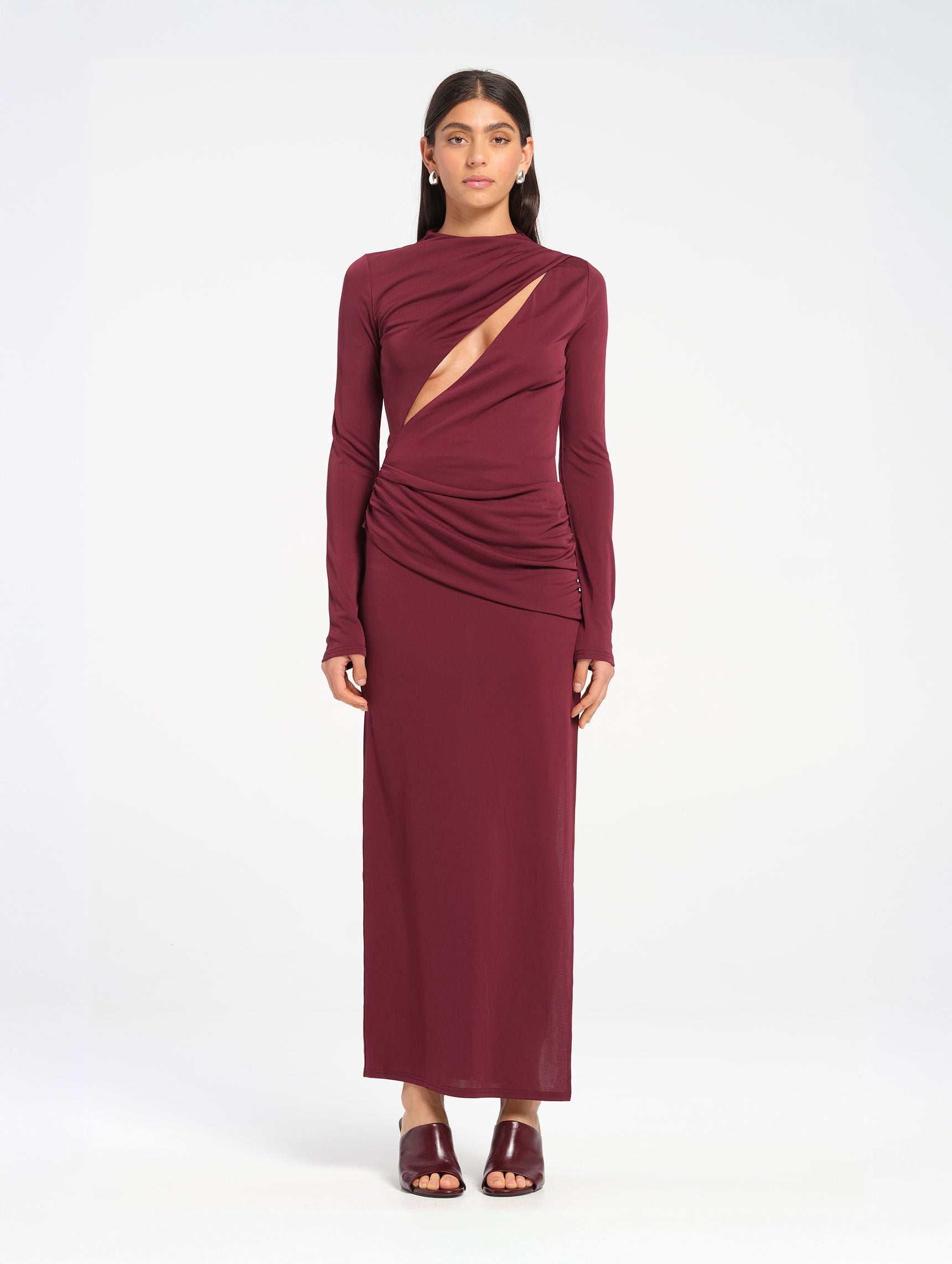 Benni Jade Maxi Dress in Scarlet Size 8 main image 1
