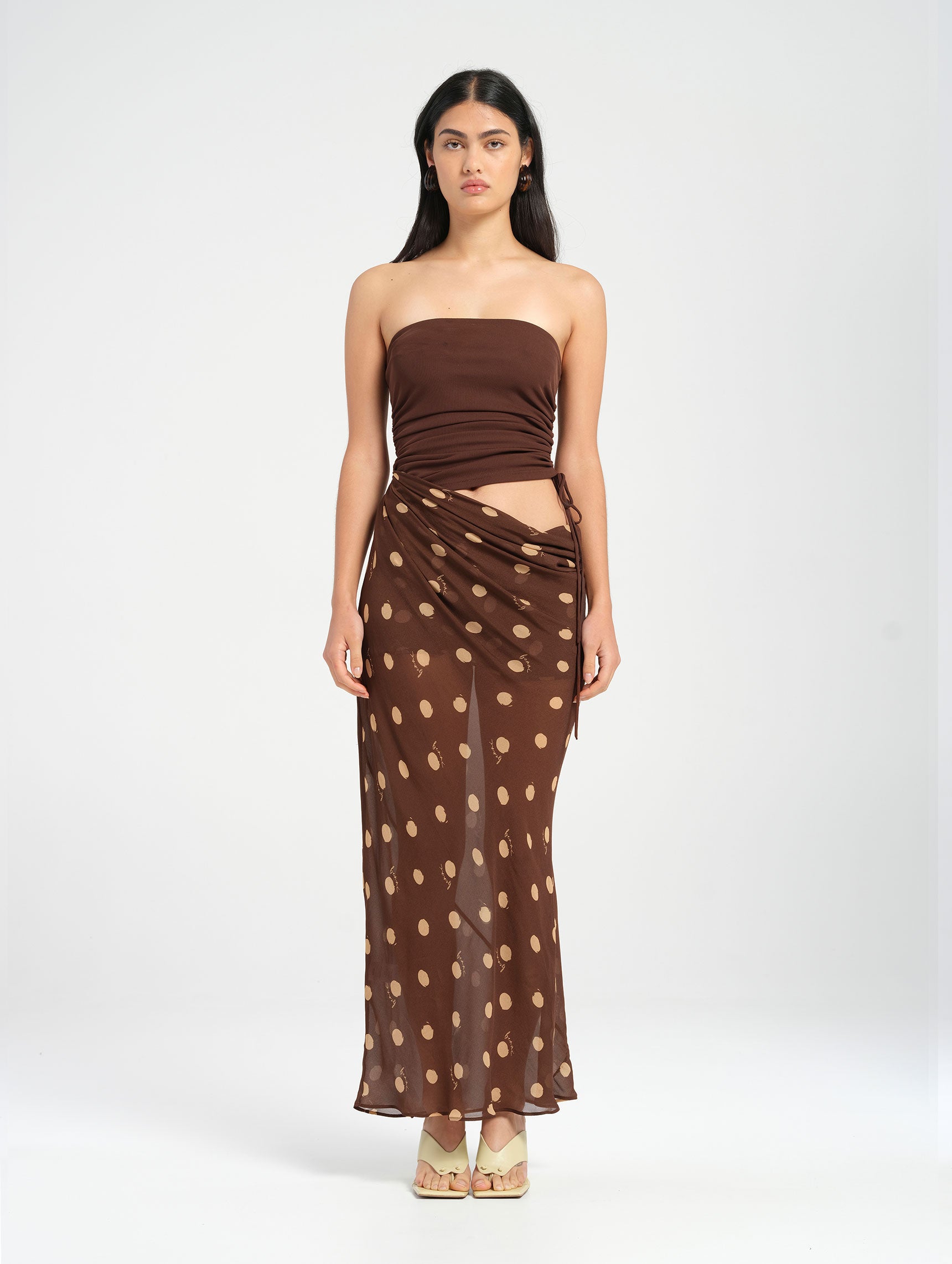 Benni Roscoe Maxi Dress Butter Spot main image 1