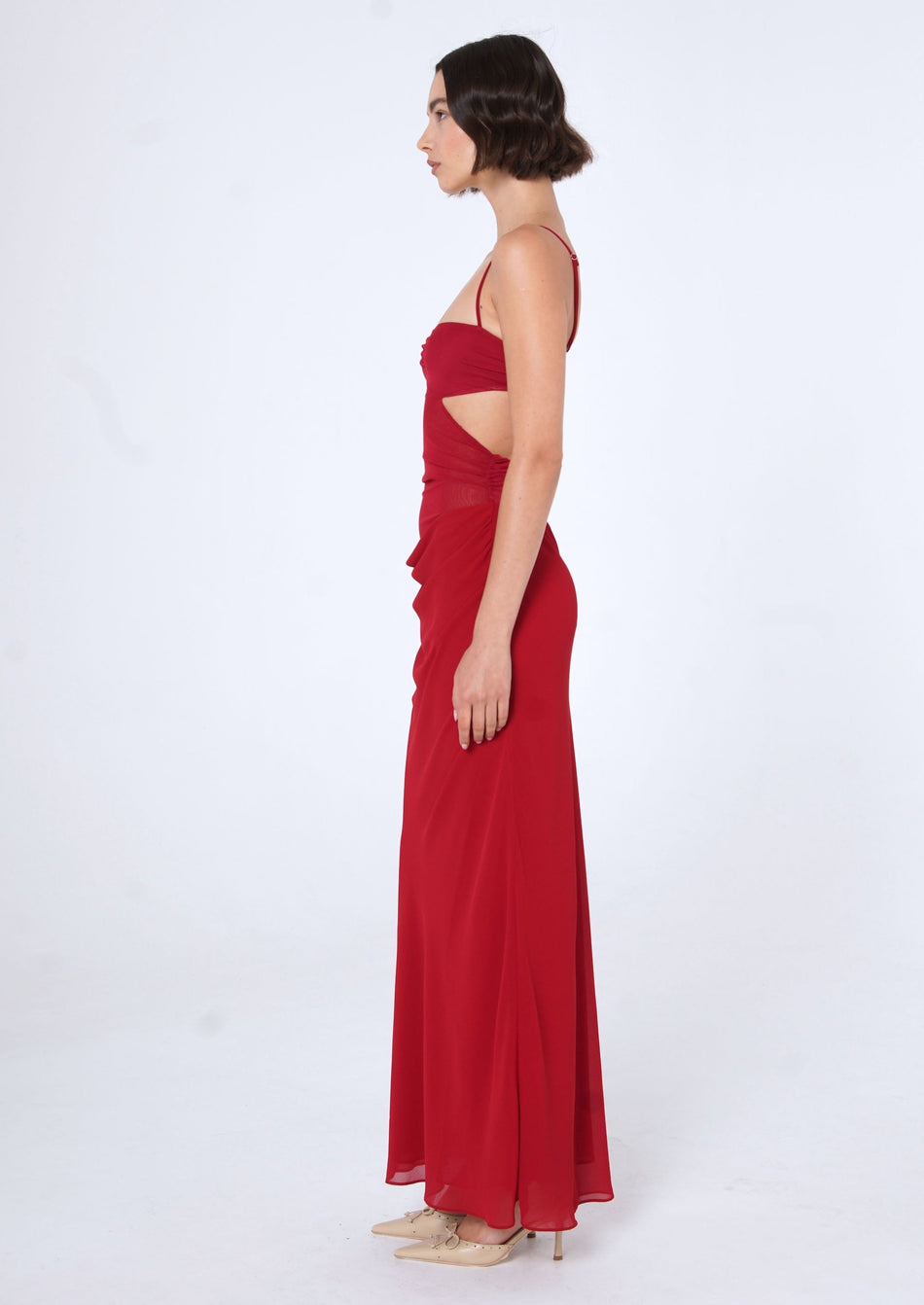 BENNI MABLE MAXI DRESS PLUM SIZE 8 main image 1