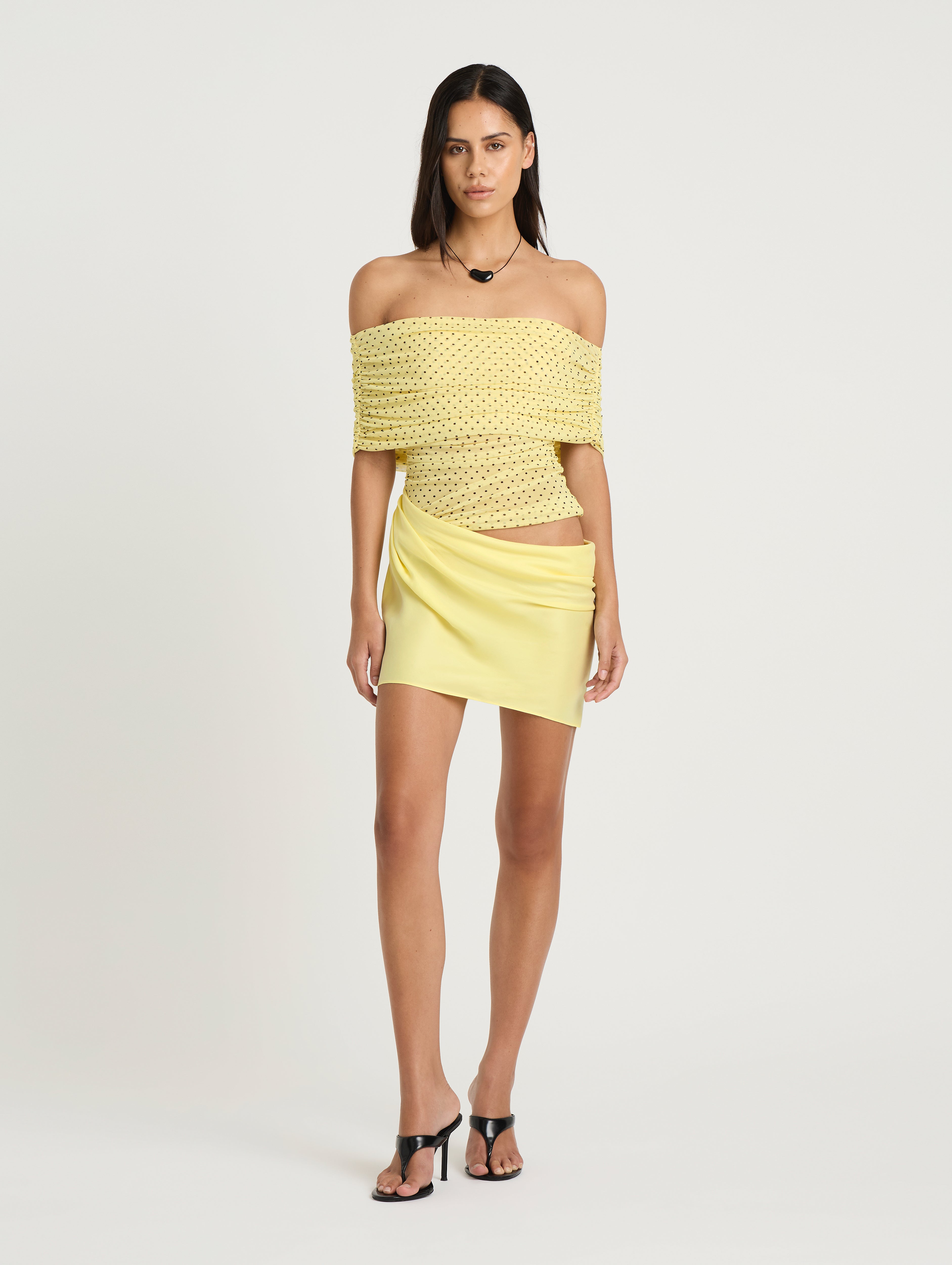 Nico Off-Shoulder Mini Dress – BENNI.