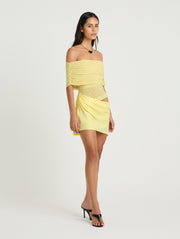 nico mini dress Nico Off-Shoulder Mini Dress – BENNI